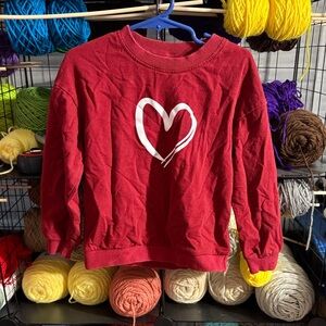 SHEIN Red Heart Kids Sweater